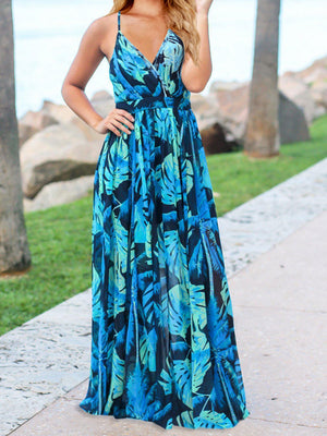 Robes maxi bohèmes à imprimé floral