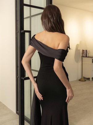 Liber Spring Women's Solid Color Maxi Dresses