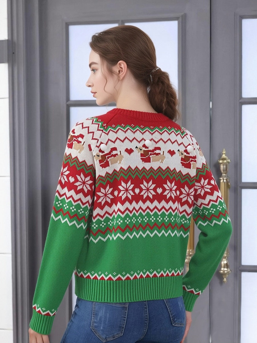 Christmas Patterns Headgear Christmas Tree Sweaters