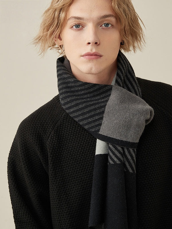 Écharpes à rayures à carreaux