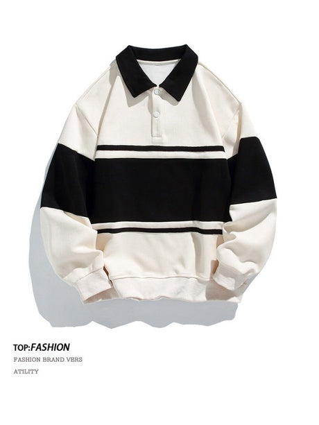 Loose-fit Stripes Polo Shirts
