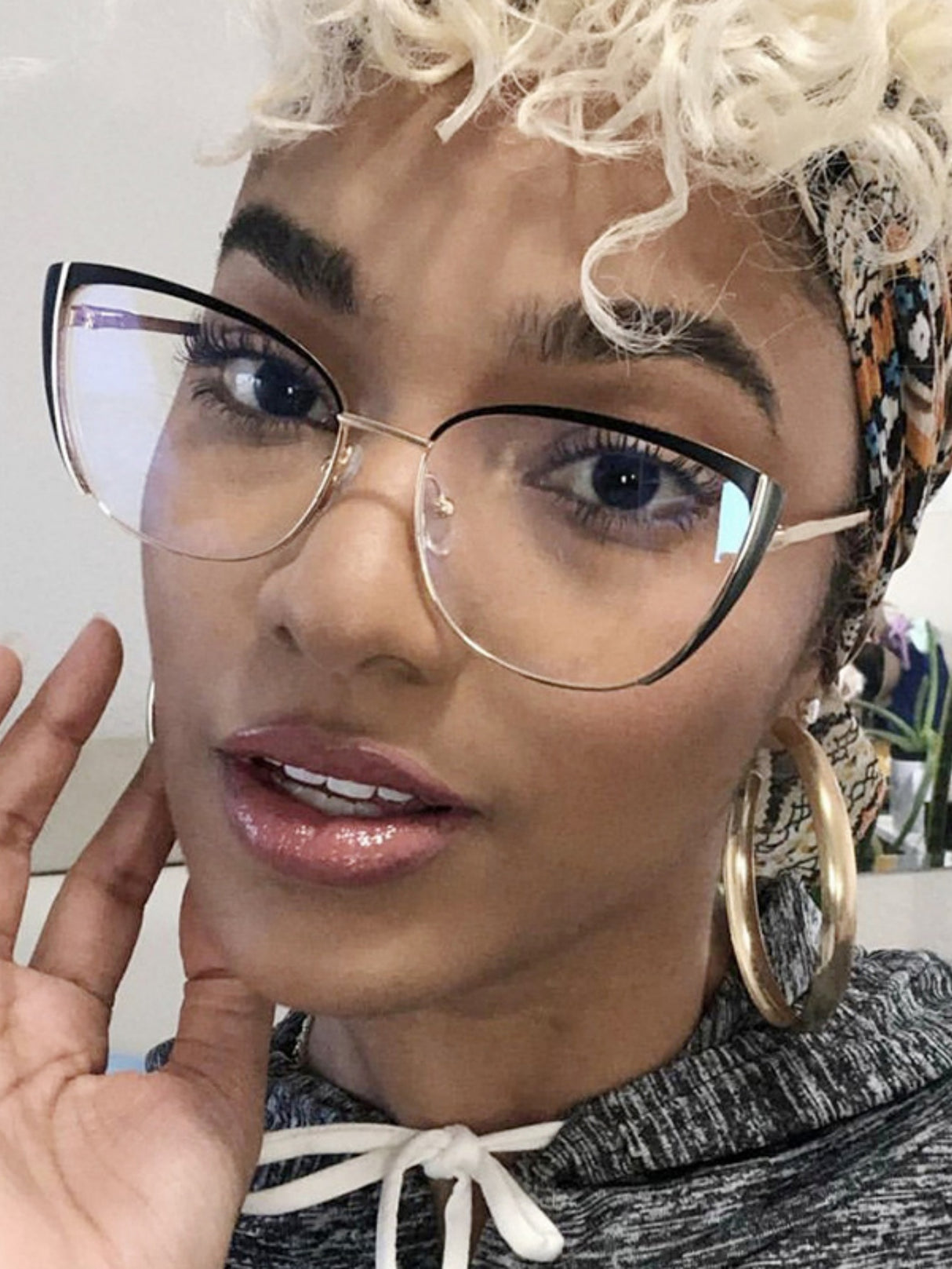 Full-frame Butterfly-shaped Fashion Glasses