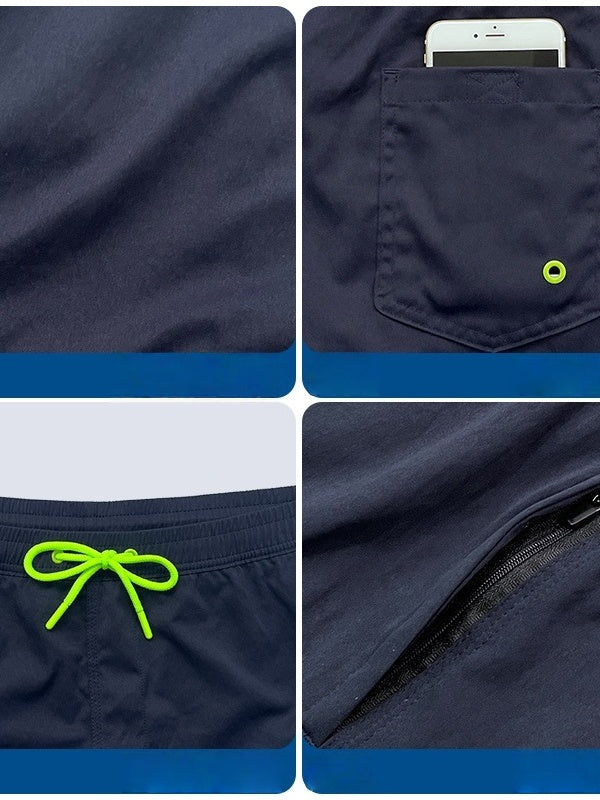 Outerwear Solid Color Quick-drying Breathable Beach Shorts