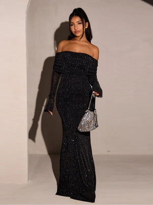 Liber Autumn Women's Sequins Maxi Dresses