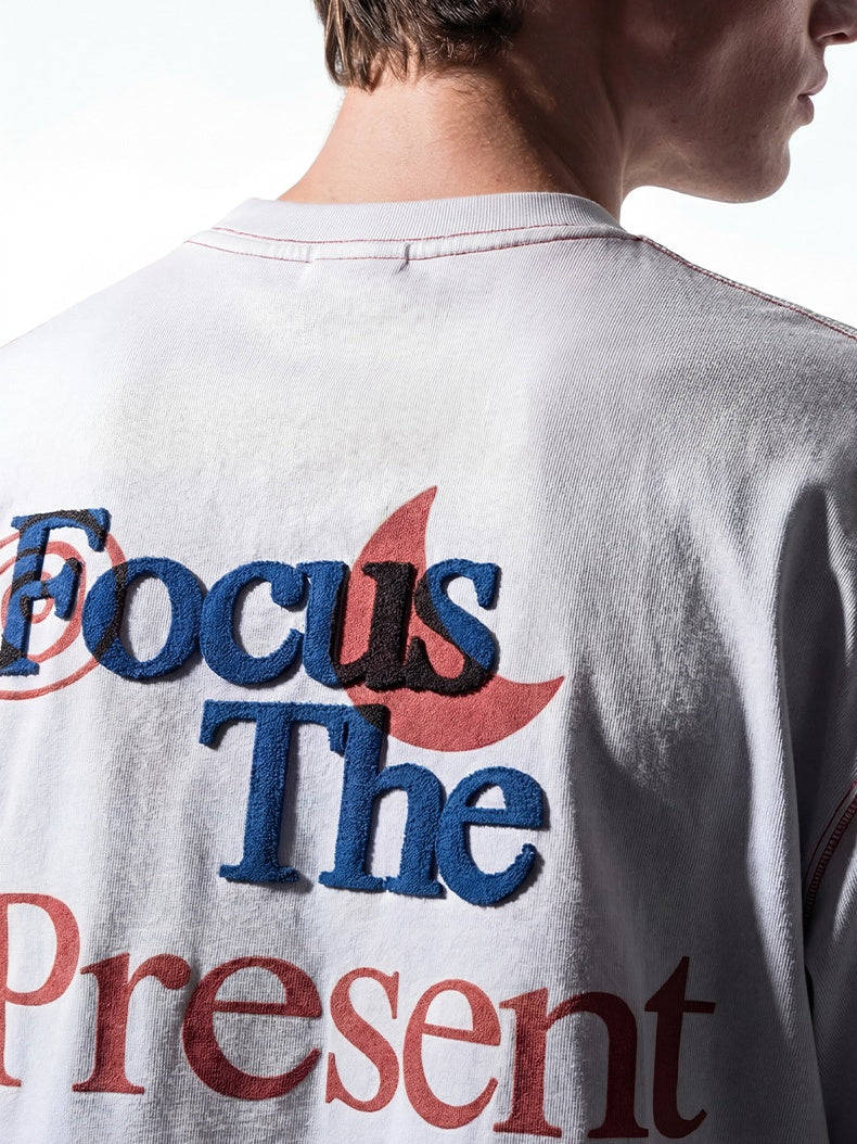 Color-blocked Loose-fit T-shirts