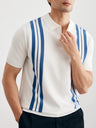 Vertical Stripe Old Money Style Polo Shirts