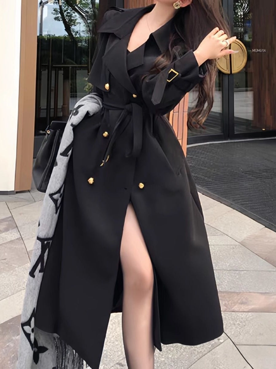 Waist Slimming Mid-length Trench Coats
