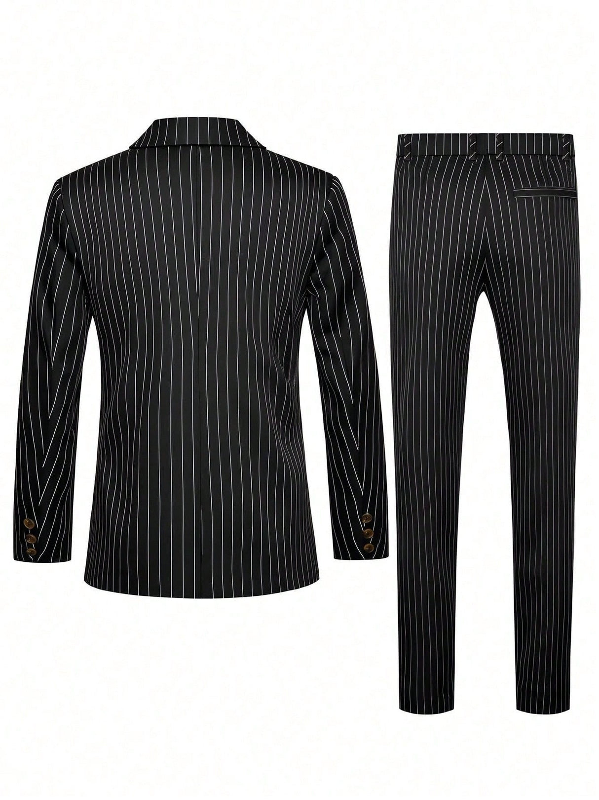 Stripes Business Dinner Wedding Suit 2-piece Sets Set
