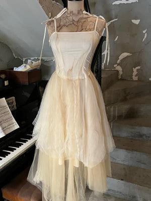 Xiomara 1.1 Spaghetti Strap Tulle Dress