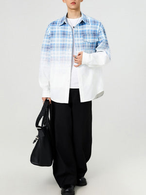 Gradient Plaid Shirts