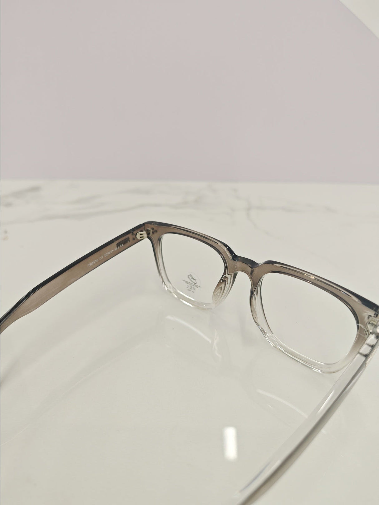 Semi-transparent Prescription Glasses