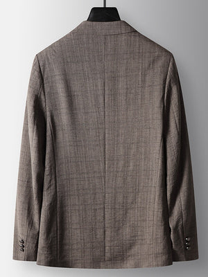 Business Leisure Dark Pattern Blazers