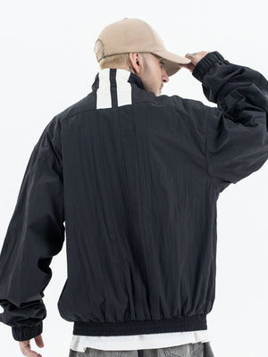 Zipper Jacket Stand Collar Cardigan Coat