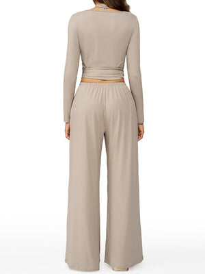 Sanded Yoga Quick-drying Sports Three-piece Gym Outfit