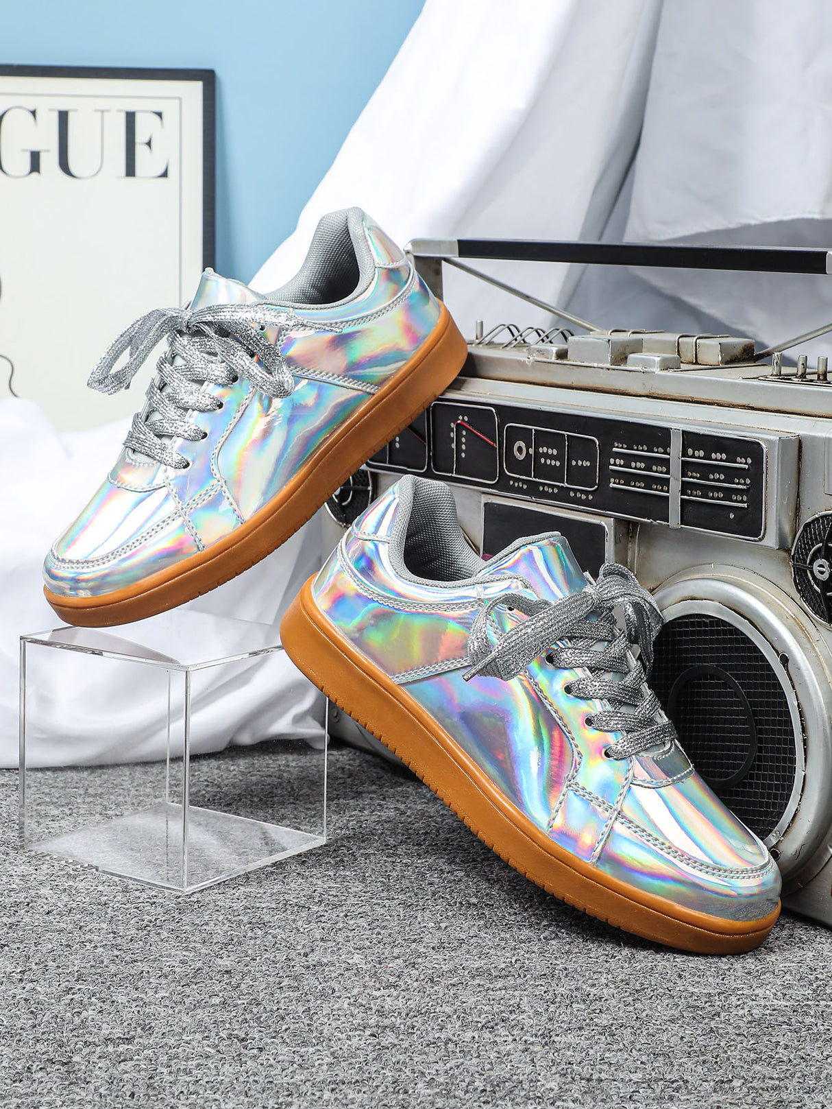 Sequined Women's Sneakers