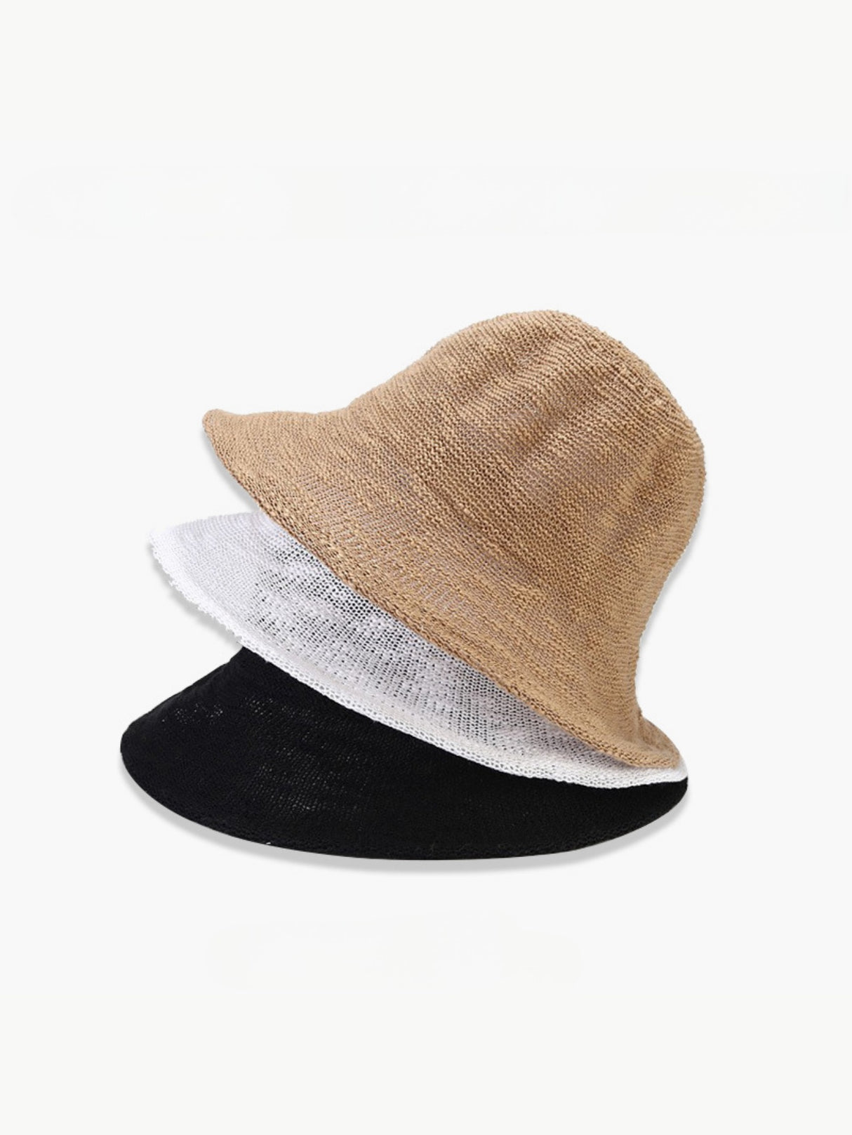 Knitted Folded Ruffled Breathable Fisherman's Hat