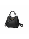 Straightforward Small Rice Basket, Vegetable Tanned Top Grain Cowhide Leather Commuter Summer Handbag, Water Bucket, Women's Tote Bag
