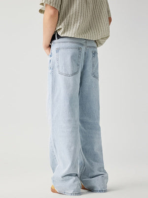Liber Summer Men's Pocket decoration Jeans