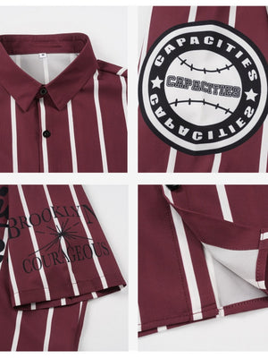 Stripes Printed Cropped Shirts