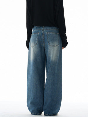 Liber Autumn Neutral wear Pocket decoration Jeans