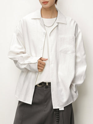 Slight Wrinkles Flax Cuban Territory Shirts