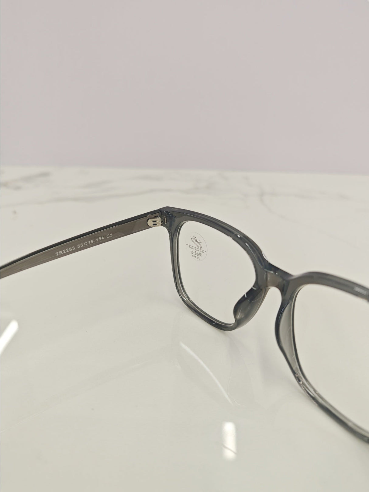 Semi-transparent Prescription Glasses
