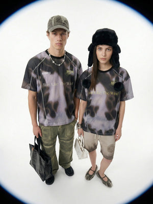 Mesh Breathable Printed T-shirts