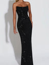 Tube Top Hip-hugging Sequins Evening Dress Maxi Dresses