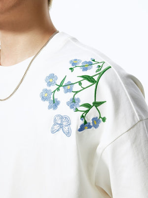 Butterfly Floral Printed T-shirts