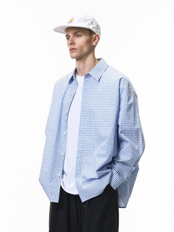 Liber Autumn Neutral wear Deconstructed tailoring Plaid Shirts