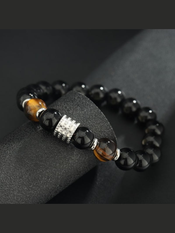 Bracelet rétro à perles sur le thème des transports