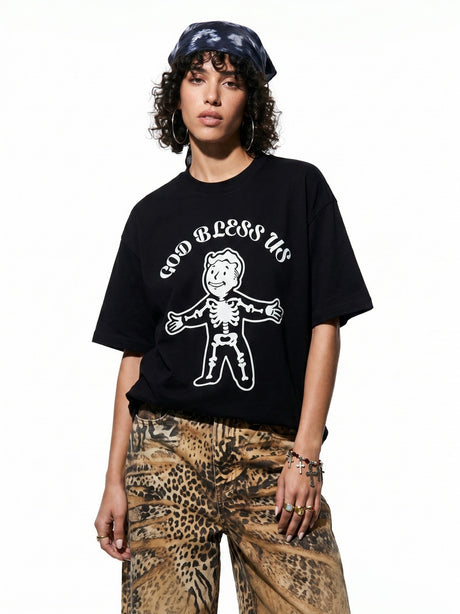 Printed Loose-fit T-shirts