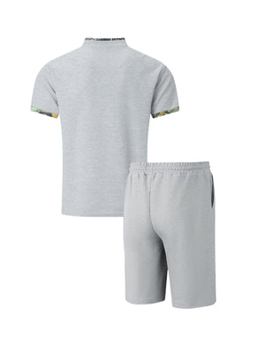Solid Color Leisure 2-piece Sets Set