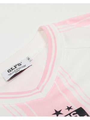 Liber Autumn Neutral wear Printed Letter T-shirts