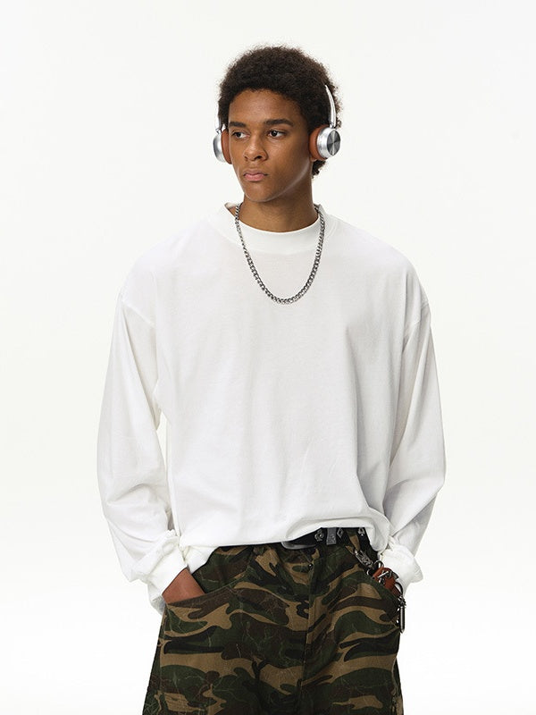 Liber Autumn Neutral wear Solid Color T-shirts