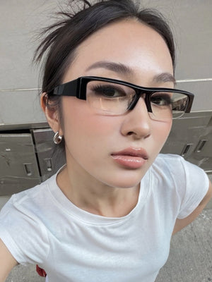 Full-frame Square Fashion Glasses