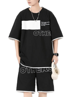 Lightweight Color-blocked 2-piece Sets Set