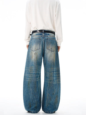 Liber Autumn Neutral wear Pocket decoration Jeans
