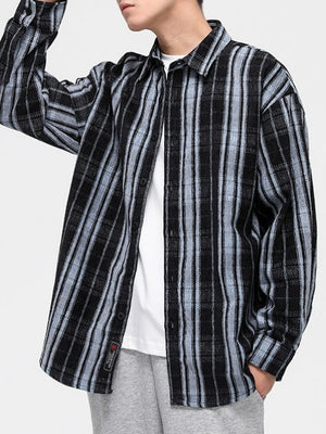 Stripes Plaid Shirts
