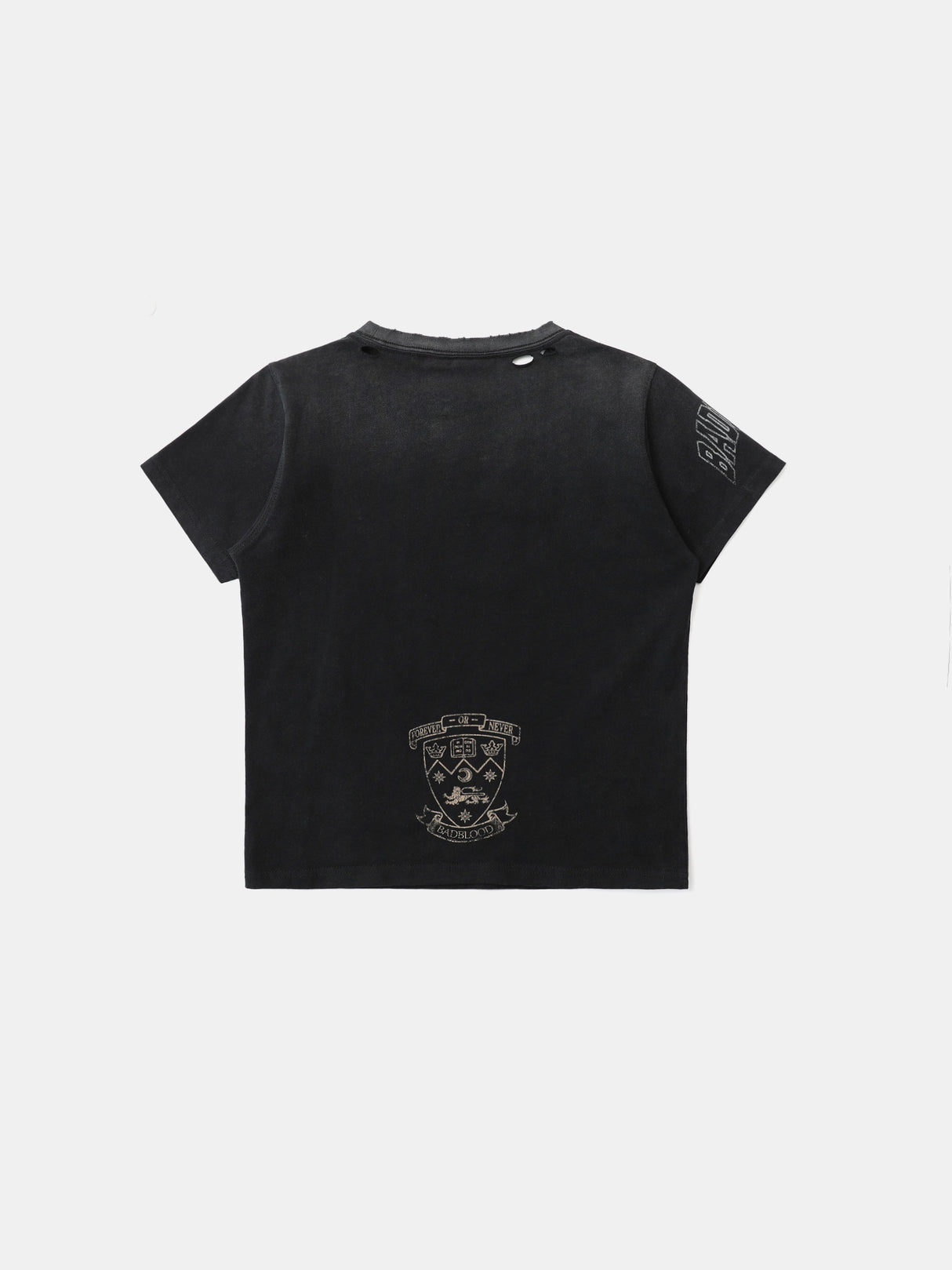 BADBLOOD Work Shop Printed Distressed T-shirts