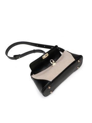 Color-blocked Casual Commuter Versatile Retro Shoulder Bag