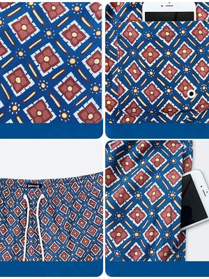 Double Layer Plus Size Loose-fit Quick-drying Beach Shorts