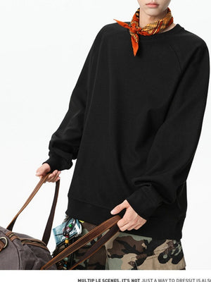 Liber Autumn Neutral wear Splicing Solid Color Sweatshirts&Hoodies