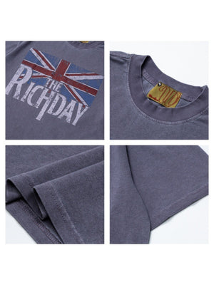 Distressed Retro Printed T-shirts