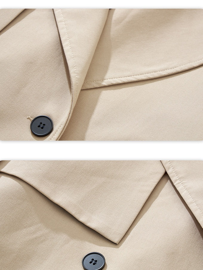 Double-breasted Mid-length Trench Coats