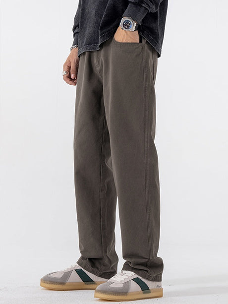 Cleanfit Loose-fit Straight-fit Cargo Trousers