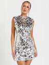 Sequins Sleeveless Slim-fit Mini&Short Dresses