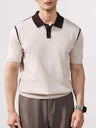 Old Money Style Line Stereo Slim-fit Polo Shirts