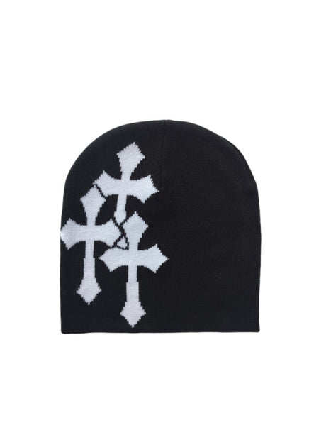 Cross Jacquard Hip Hop Windproof Beanies