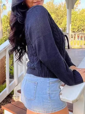 Gilets à col en V et manches lanternes